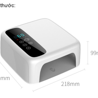 Máy hơ gel sơn móng tay Loại Sạc pin được AM602 - Máy hơ làm khô nail