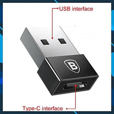Đầu chuyển đổi Baseus OTG Usb sang Type-C truyền dữ liệu 480Mbps , sạc nhanh nhỏ gọn tiện lợi - Hàng chính hãng