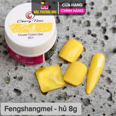 Gel Vẽ Feng Shangmei 12 Màu Cao Cấp Đậm Đặc 8g/Hũ Làm Nail Chuyên Dụng Phương Miu Nữ Women