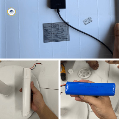 Quạt năng lượng mặt trời 12v JD-T919 hàng nhập khẩu chính hãng