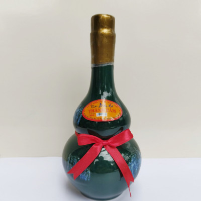 Đặc Sản Bình Định - Rượu Bàu Đá Thành Tâm Hồ Lô (Màu xanh rêu) 350ml - OCOP 3 Sao