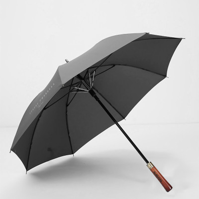 Dù Golf cao cấp khung chịu lực kép Nason 27 inch, khắc tên logo lên cán gỗ, chống lật trong gió to, che 2 3 người, nan sợi thủy tinh, lịch lãm, hợp thời trang