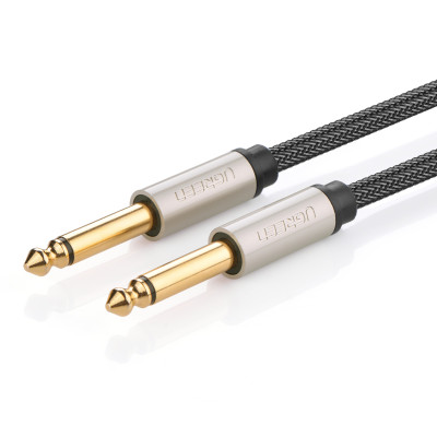 Cáp âm thanh stereo 2 đầu đực chuẩn jack 6.5mm UGREEN AV128 - Hàng Chính Hãng