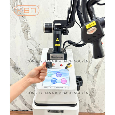Máy laser CO2 Fractional Pentagon Hàn Quốc trị sẹo, nám, đốm nâu, tàn nhang, tái tạo da.