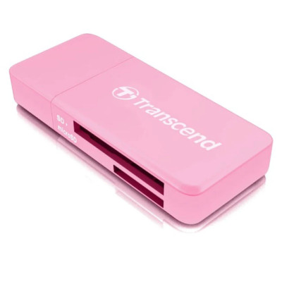 Đầu Đọc Thẻ Nhớ Transcend TS-RDF5 màu hồng - USB 3.1 - Hàng chính hãng 