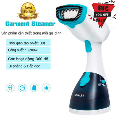 Bàn Ủi Hơi Nước cầm tay , Bàn là hơi nước cầm tay SOKANY AJ2205- 1200W- Hàng chính hãng