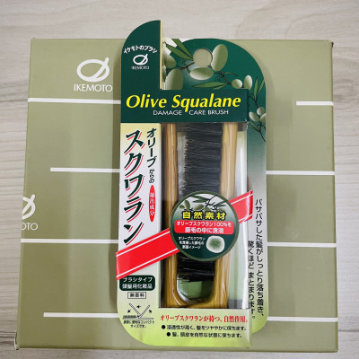 Lược Chải Tóc Bằng Lông Heo Tẩm Tinh Dầu Ikemoto Olive Squalane OS-700