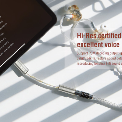 Cáp Chuyển Type-C To 3.5mm NILLKIN Hifi Decode Headphone Amplifier PRO - Hàng Nhập Khẩu