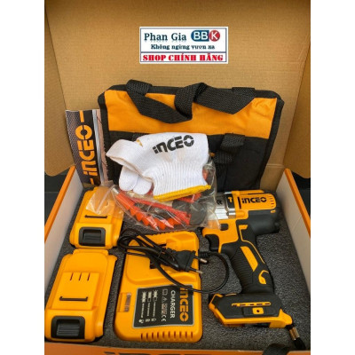 [chính hãƞg] Máy Khoan Pin 20V, Đầu Autolock 13mm, Động Cơ Không ChổI Than Hàng Cao Cấp (Bảo Hành 12 Tháng)