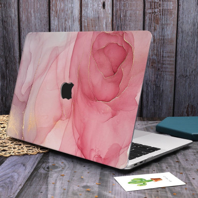 Ốp case dành cho macbook kèm tấm phủ bàn phím silicon - Hàng chính hãng