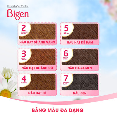 Thuốc nhuộm dưỡng tóc phủ bạc thảo dược Bigen Speedy Thương hiệu Nhật Bản 80ml dạng kem