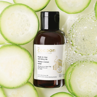 Nước bí đao cân bằng da Cocoon 140ml dùng cho da dầu thuần chay