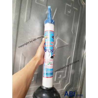  Thụt bồn cầu cao cấp, Cây bơm thụt thông tắc bồn cầu nhà vệ sinh