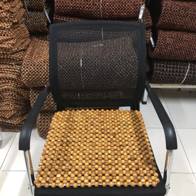 Lót ghế văn phòng hạt gỗ Pơ Mu cao cấp - 45cm x 45cm ( hình thật )