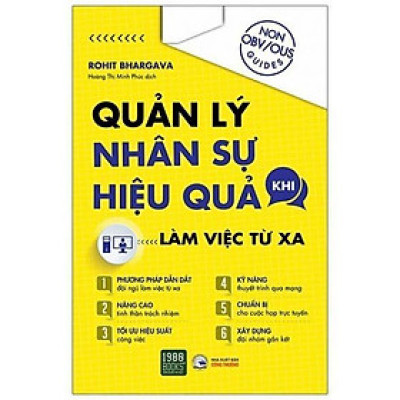 Sách - Quản Lý Nhân Sự Hiệu Quả Khi Làm Việc Từ Xa - Rohit Bhargava - 1980 Books