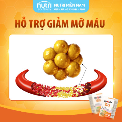 MEQUIB VAS Hỗ Trợ Ngăn Lão Hóa Tim Mạch, Ngừa Xơ Vữa Động Mạch (60 viên)
