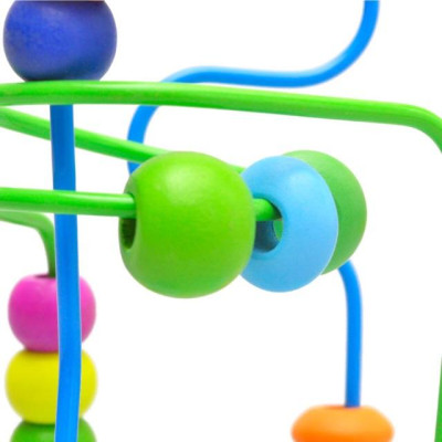 Đồ Chơi Luồn Hạt Mê Cung Mini Nhiều Màu Rèn Tính Kiên Nhẫn, Khéo Léo