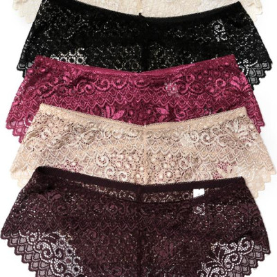 Bộ 5 Quần Lót Ren Lưới Thời Trang Cao Cấp