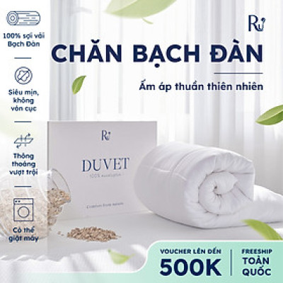 Chăn Bạch Đàn - Eucalytus Duvet (EDUVET) Ru9 100% Từ Thiên Nhiên, Thoáng Mát, Khả Năng Kháng Khuẩn