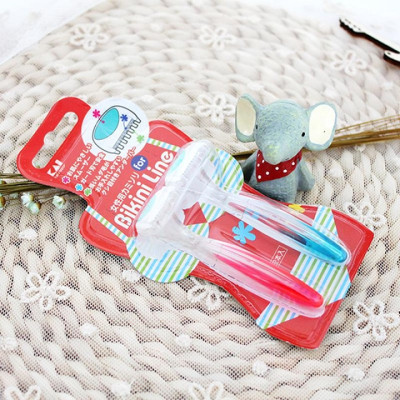 Bộ 4 dao cạo an toàn cao cấp vùng bikini thương hiệu Kai Nhật Bản tặng 2 zipper 10cm