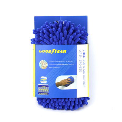 Miếng Bọt Biển Chenille Sợi Nhỏ Mềm San Hô Tiện Dụng Rửa Xe Máy, Ô tô, Lau Dọn Nội Thất GOODYEAR GY-2856 - Nhập Khẩu Chính Hãng