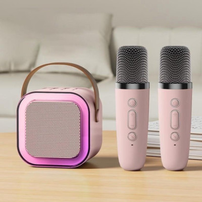 Loa bluetooth K12 không dây mini kèm 2 Micro thiết kế nhỏ gọn tiện dụng