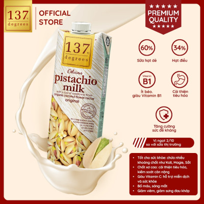 Sữa hạt Hạt dẻ Nguyên chất 137 DEGREES 1000ml