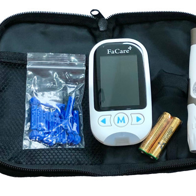 Máy đo Đường huyết, Mỡ máu, Axit Uric 5 trong 1 FaCare FC-M168 (TD-4216) Bluetooth