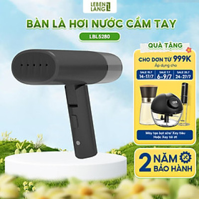 Bàn ủi hơi nước cầm tay Lebenlang LBL5280, thiết kế gấp gọn, công suất 900W, tặng kèm túi đựng, bảo hành 2 năm – hàng chính hãng