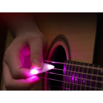 Phím Gảy Đèn Led Phát Sáng 3 Trong 1  I Phím Gảy Phát Sáng Đàn Guitar ,Bass, Electric GUitaI MIếng Gảy Đàn Có Đèn 3 Size