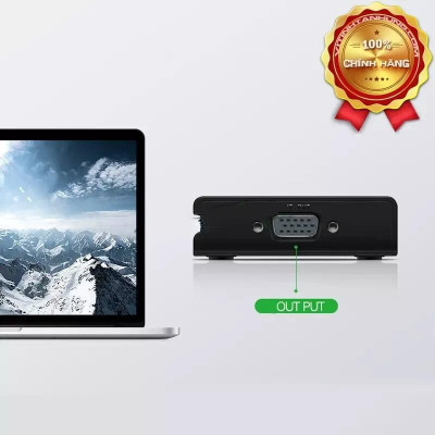 Ugreen UG50279CM153TK Màu Đen Bộ gộp VGA 4 vào 1 ra hỗ trợ FULL HD 500Ghz - HÀNG CHÍNH HÃNG