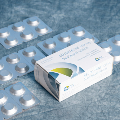 Viên ngậm trắng da Glutathione 100mg Sublingual Tablets