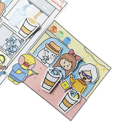 Bộ Tranh Tương Tác Cô Tiên Xanh - Tiệm Cà Phê Tèo