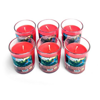Hộp 6 ly nến thơm votive Eden Candle FTRAMART EDC0016 Tropic Jungle (Hương trái cây)
