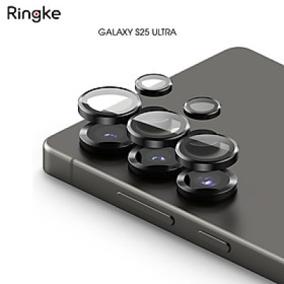 Bộ 2 dán camera cho Samsung Galaxy S25 Ultra RINGKE Lens Frame Glass - Hàng Chính Hãng