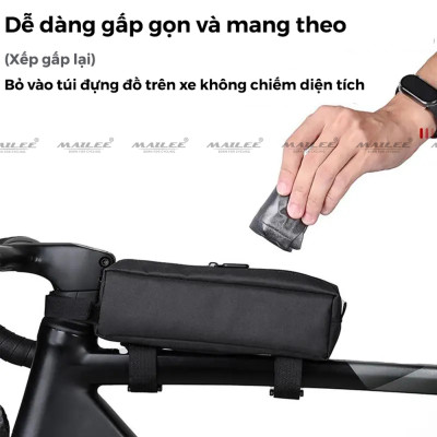 Vỏ Bọc mũ bảo hiểm xe đạp AD-01 1 cỡ có phản quang, giúp chống nước, chống gió, bụi, bọc mũ bảo hiểm xe đạp - Mai Lee