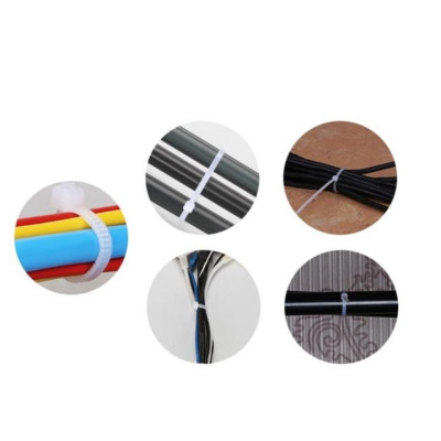 Gói 100c Dây Rút - Dây Thít Nhựa - Dây Lạt Nhựa Nhiều Màu Sắc Lựa Chọn, Công Cụ Đa Năng Tiện Dụng Trong Gia Đình. TakyHome 5600