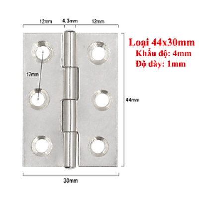 COMBO Bản Lề Lá Inox KUNBE Đa Dạng Kích Thước Phù Hợp Với Nhiều Loại Cửa Tủ, Cánh Gỗ, Đồ Nội Thất
