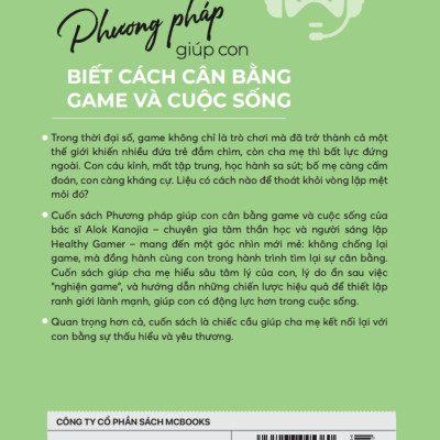 Sách - Phương Pháp Giúp Con Biết Cách Cân Bằng Game Và Cuộc Sống - Unibooks