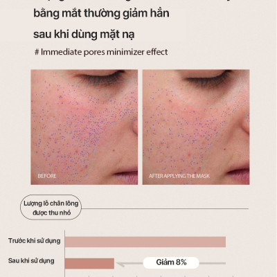 Sey 10 hộp mặt nạ làm dịu và tạo độ bóng cho da Leblanc Pink Marine Complex Calming Mask Hộp 5 miếng