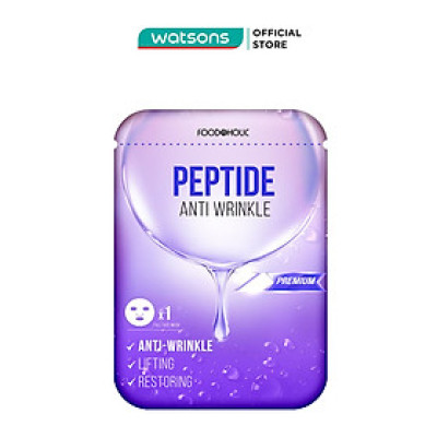 Mặt Nạ Foodaholic Trẻ Hoá Lấp Đầy Vết Nhăn Peptide Anti Wrinkle Mask 23ml