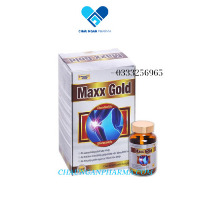 Viên Xương Khớp Maxx Gold Glucosamine Giảm Nguy Cơ Thoái Hóa Khớp - Bổ Khớp – Chai 60 Viên (màu ngẫu nhiên)