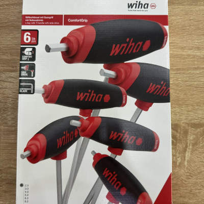 Bộ tay vặn T 6 chi tiết Wiha 45620 hệ mét