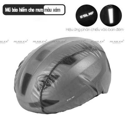Vỏ Bọc mũ bảo hiểm xe đạp AD-01 1 cỡ có phản quang, giúp chống nước, chống gió, bụi, bọc mũ bảo hiểm xe đạp - Mai Lee
