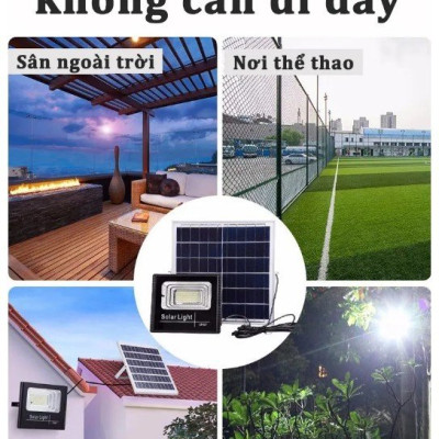 Đèn Led Năng Lượng Mặt Trời Siêu Sáng Chống Nước, Tiết Kiệm Điện Năng công suất 500W