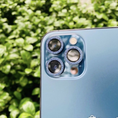 Combo Bộ Vòng Kim Cương KUZOOM Bảo Vệ Camera iPhone 12Pro - 12Pro Max (Bộ 3 Vòng) - Chống Bụi Và Mờ Camera - Siêu Xịn Xò Và Sang Chảnh - Tôn Thêm Vẻ Sang Trọng Cho iPhone Của Bạn - [ HOT TREND 2021 ] - Hàng Chính Hãng