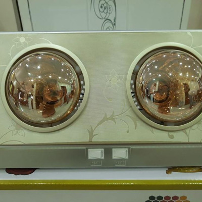 Đèn Sưởi ABG CH-B2D 2 Bóng Sưởi, Sưởi Ấm Nhà Tắm, Phòng Ngủ, Phòng Khách - Hàng Chính Hãng