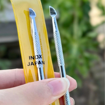 Cây Đẩy Da Sủi Móng Cạo Sơn Gel, Lấy Khóe 2 Đầu Cỡ Nhỏ Làm Nail Loại Inox 304 Chuyên Dụng Không Gỉ Siêu Bền Bén