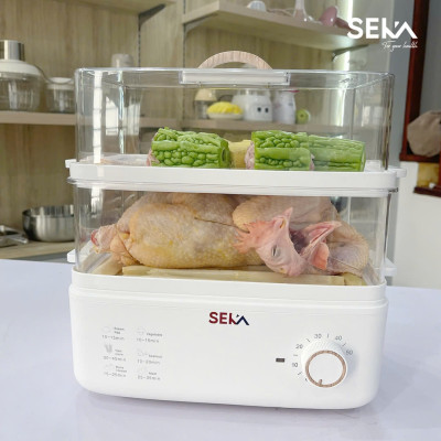 Nồi Hấp Điện Thủy Nhiệt 2 Tầng Đa Năng SEKA SK2088 - Hàng Chính Hãng