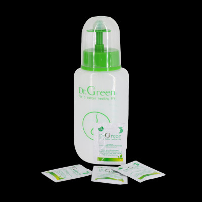 Combo Bình rửa mũi Dr.Green (2 bình kèm 30 gói muối nha đam), Đầu rửa silicone mềm mại, công nghệ van kép 1 chiều chống sặc, hỗ trợ điều trị viêm mũi, sổ mũi, viêm mũi dị ứng, viêm xoang